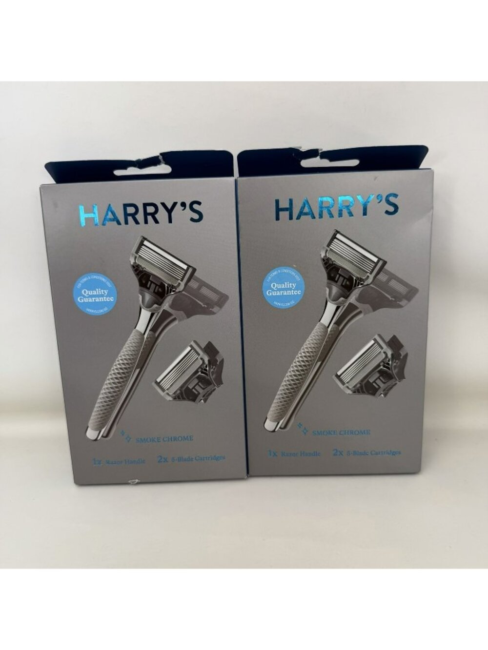 Harry's Men's Handle Razor with 2 5 Blade Cartridge Lot Of 2